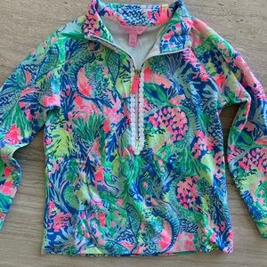 Lilly Pulitzer girls popover skipped NWOT Large